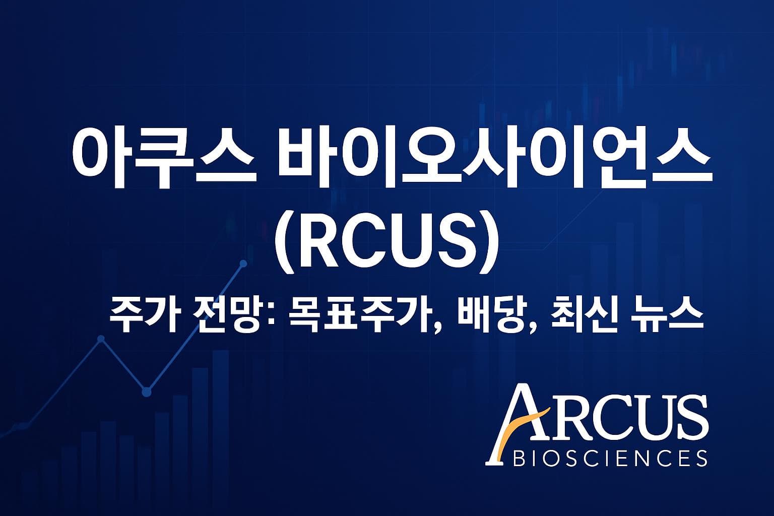 아쿠스 바이오사이언스 (RCUS) 주가 전망: 목표주가, 배당, 최신 뉴스