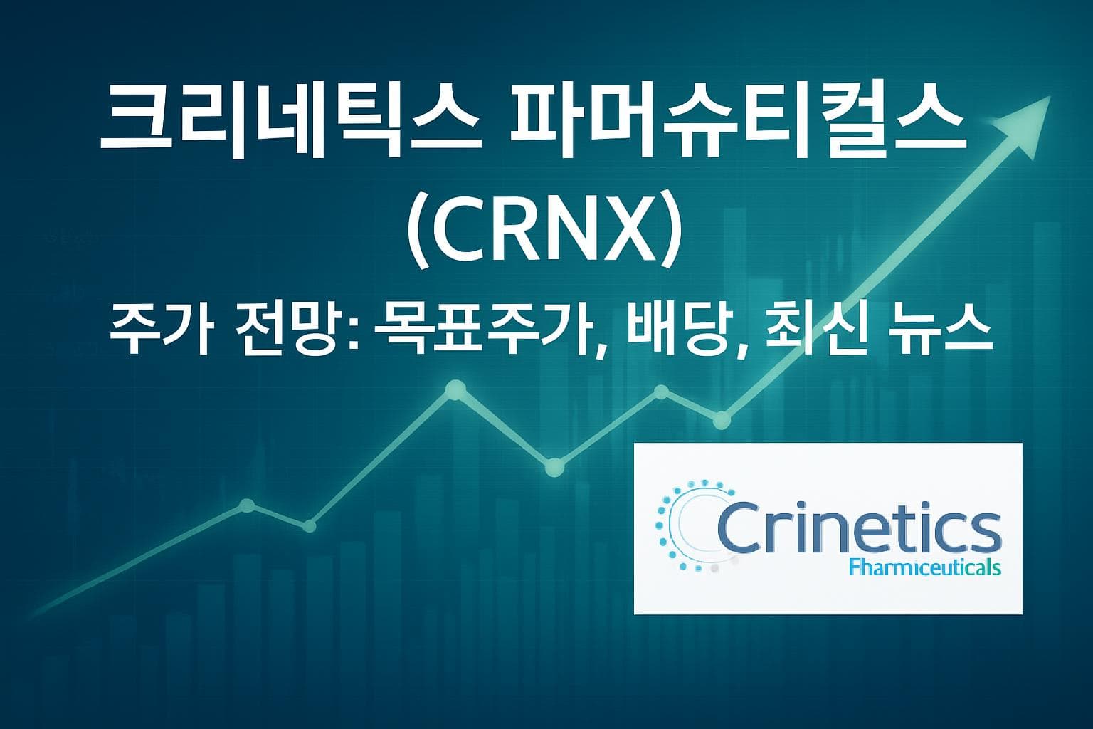 크리네틱스 파머슈티컬스 (CRNX) 주가 전망: 목표주가, 배당, 최신 뉴스