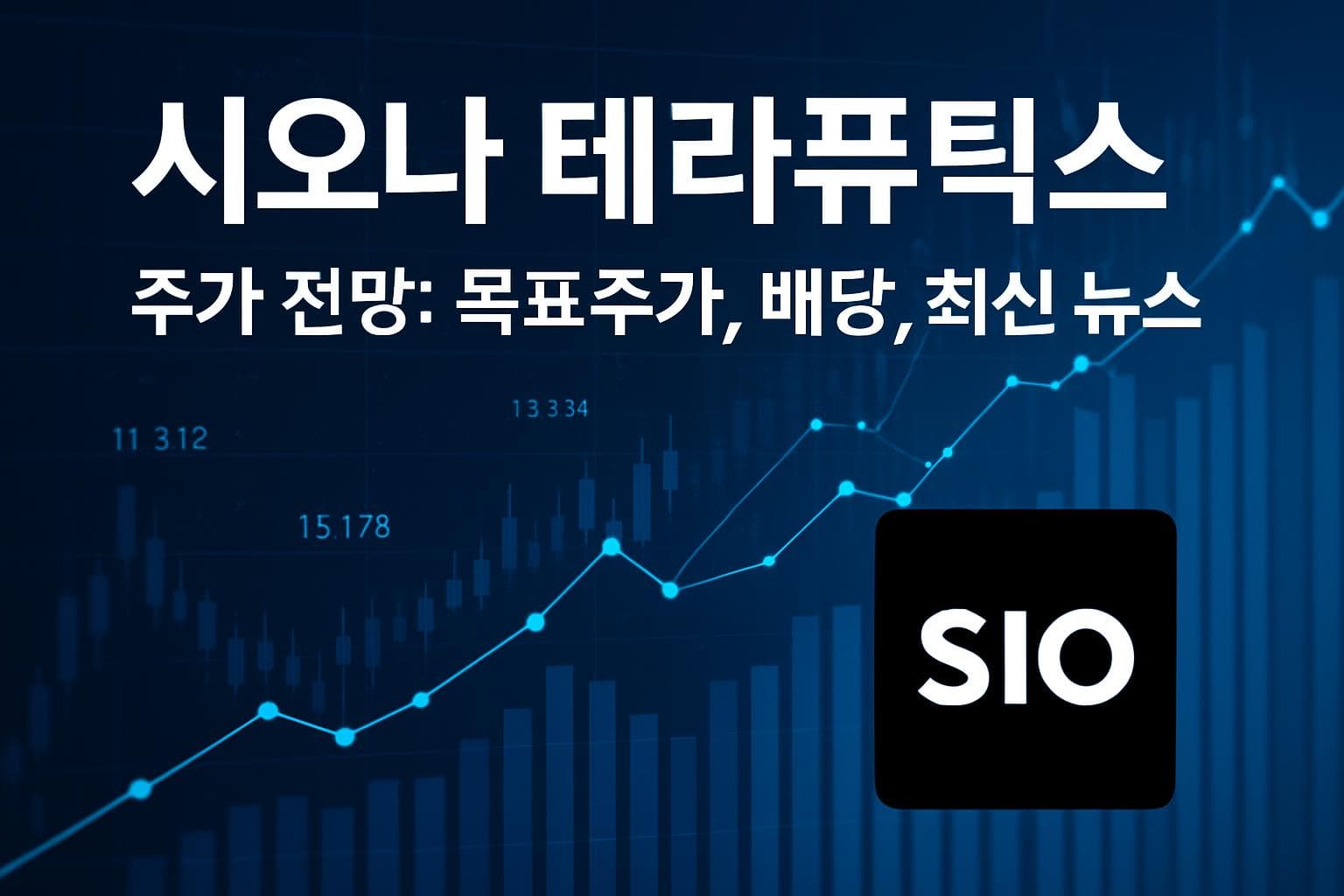시오나 테라퓨틱스 (SION) 주가 전망: 목표주가, 배당, 최신 뉴스
