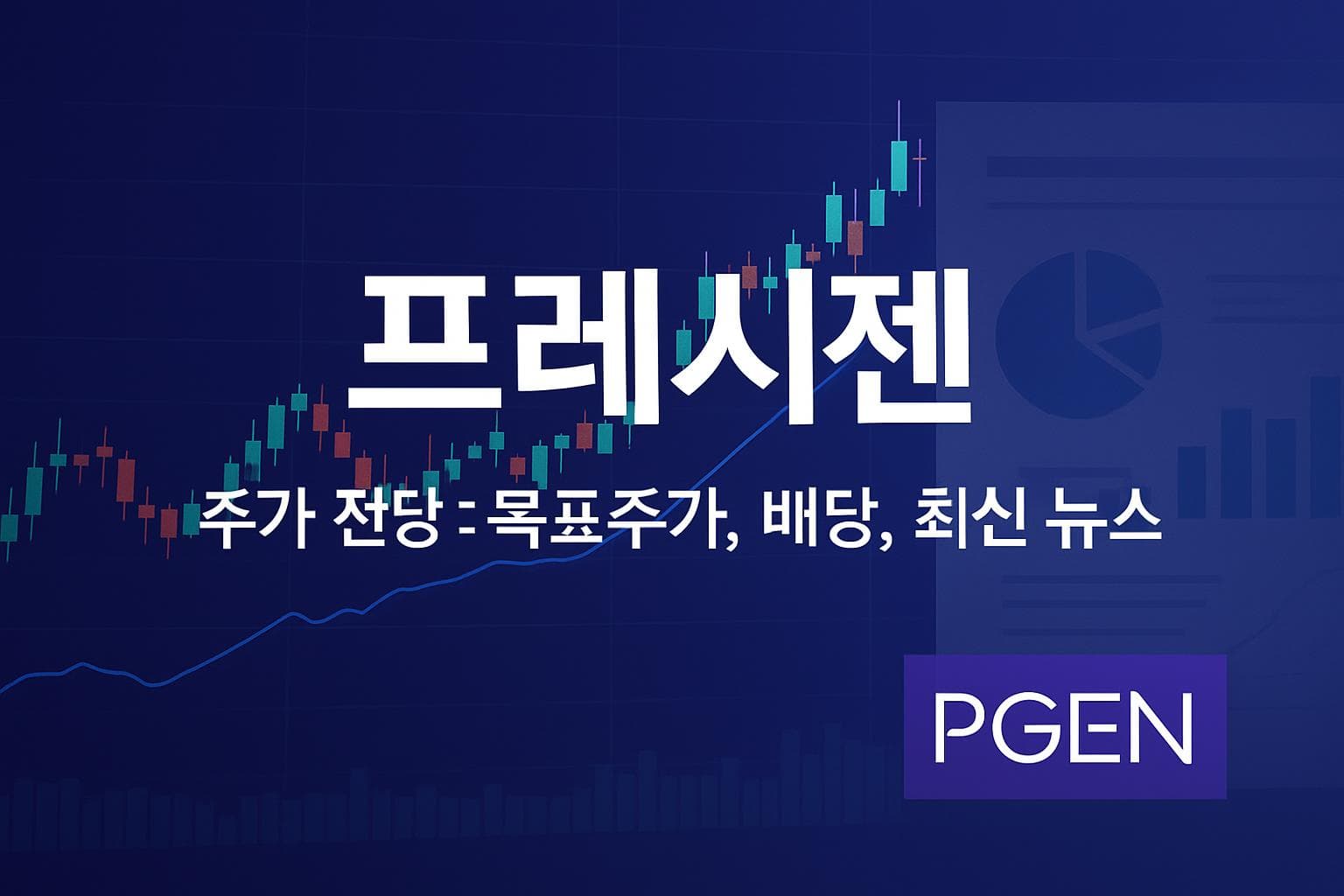 프레시젠 (PGEN) 주가 전망: 목표주가, 배당, 최신 뉴스