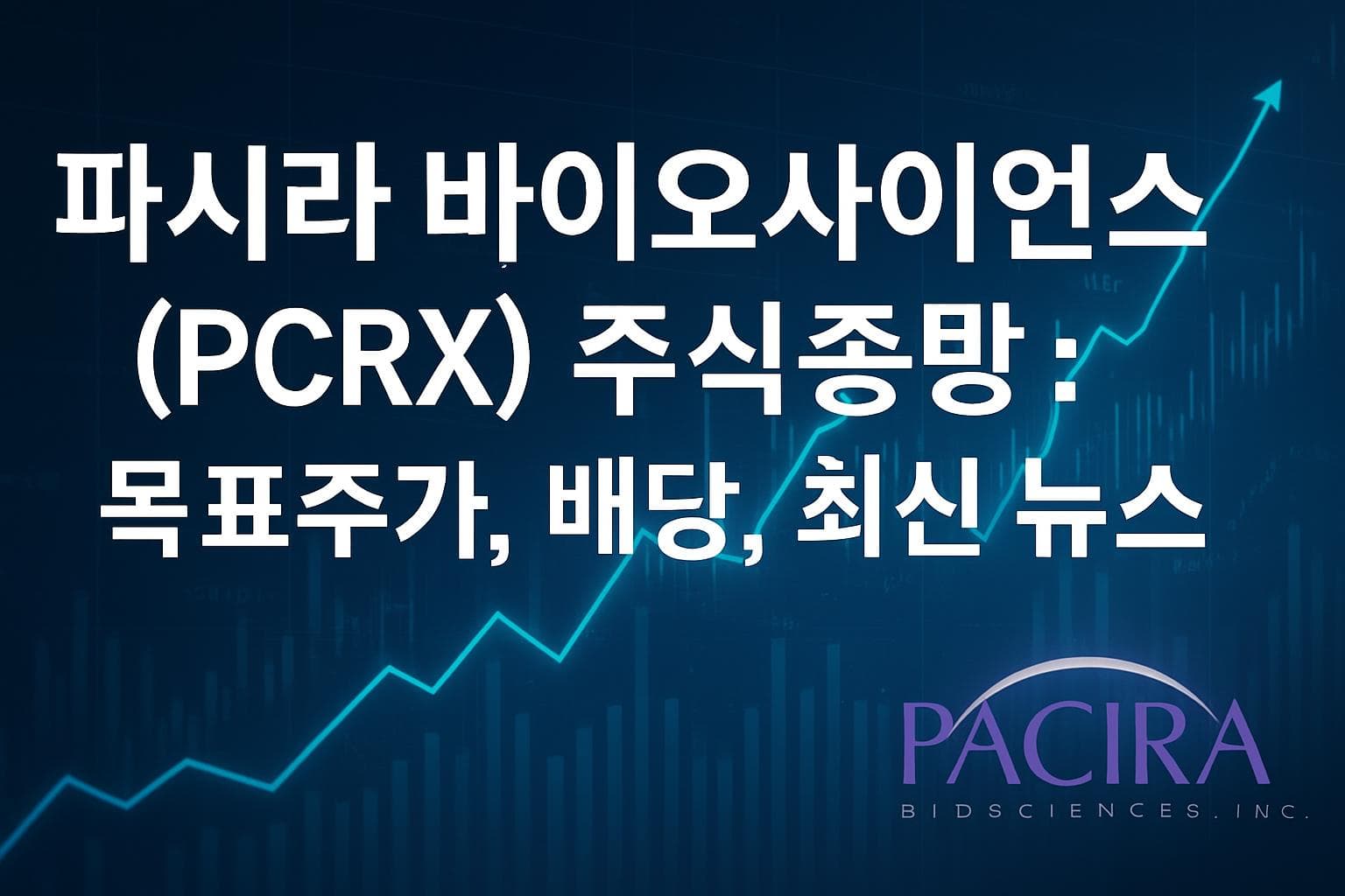 파시라 바이오사이언스 (PCRX) 주가 전망: 목표주가, 배당, 최신 뉴스