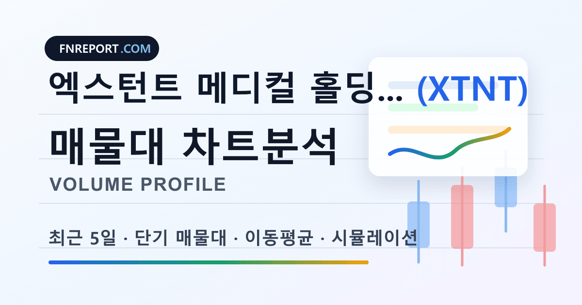 엑스턴트 메디컬 홀딩스 (XTNT) 차트분석