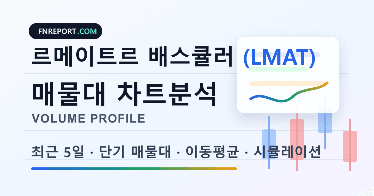 르메이트르 배스큘러 (LMAT) 차트분석