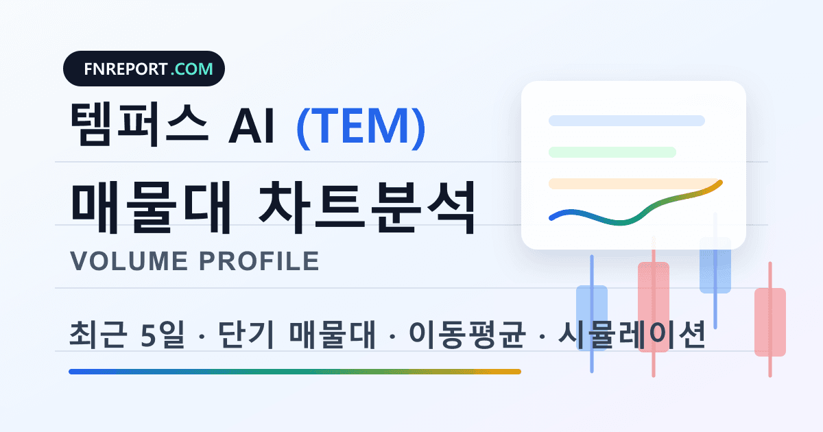 템퍼스 AI (TEM) 차트분석