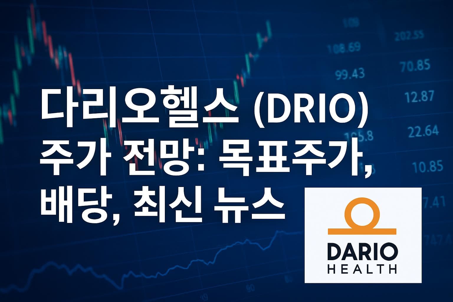다리오헬스 (DRIO) 주가 전망: 목표주가, 배당, 최신 뉴스