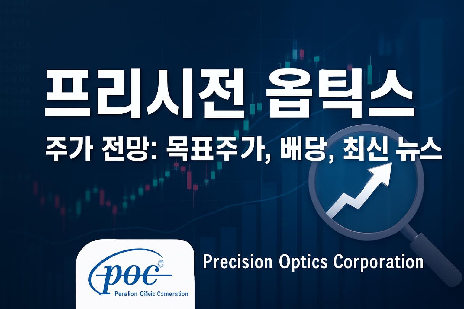 프리시전 옵틱스 (POCI) 주가 전망: 목표주가, 배당, 최신 뉴스