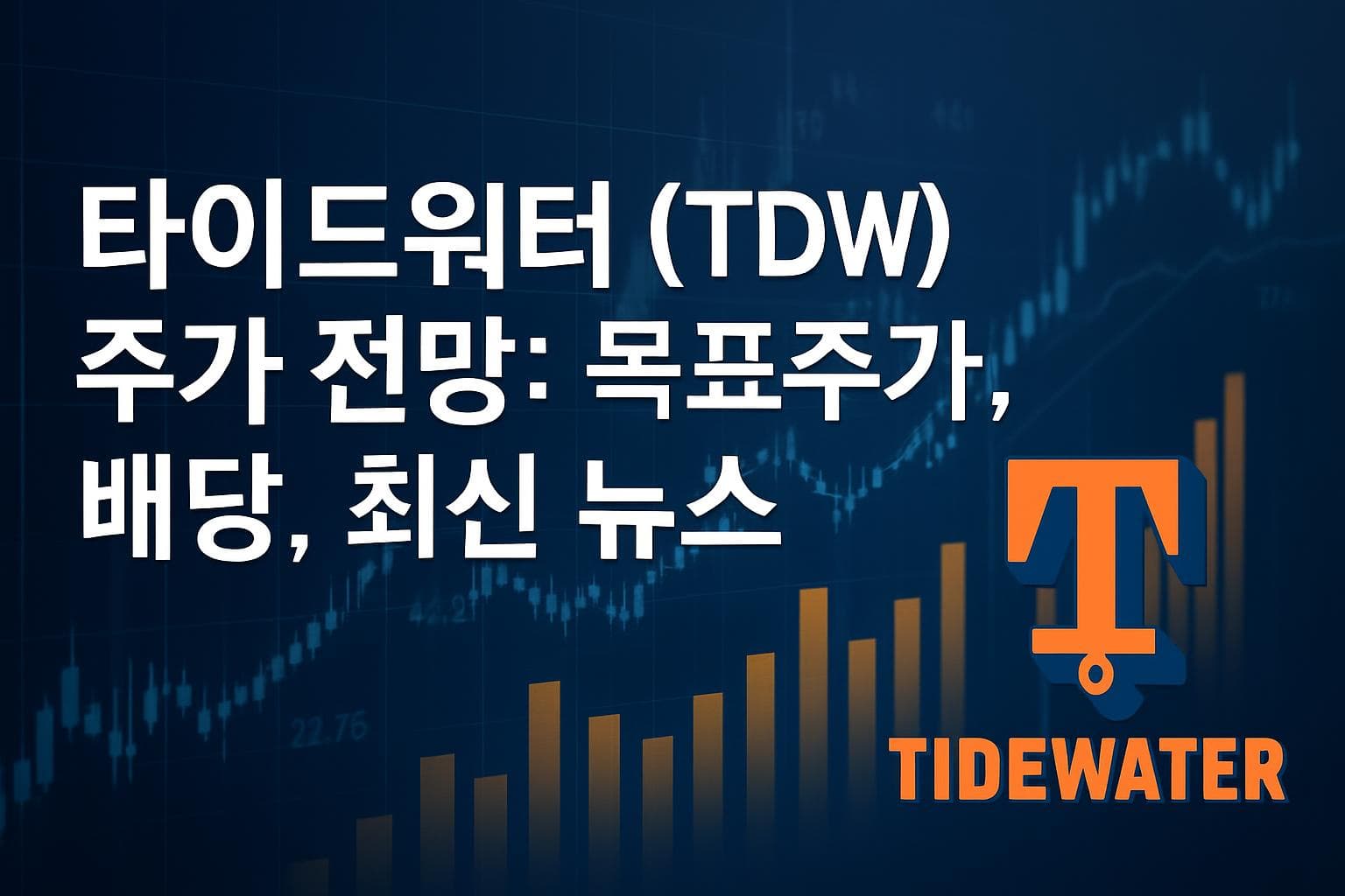 타이드워터 (TDW) 주가 전망: 목표주가, 배당, 최신 뉴스