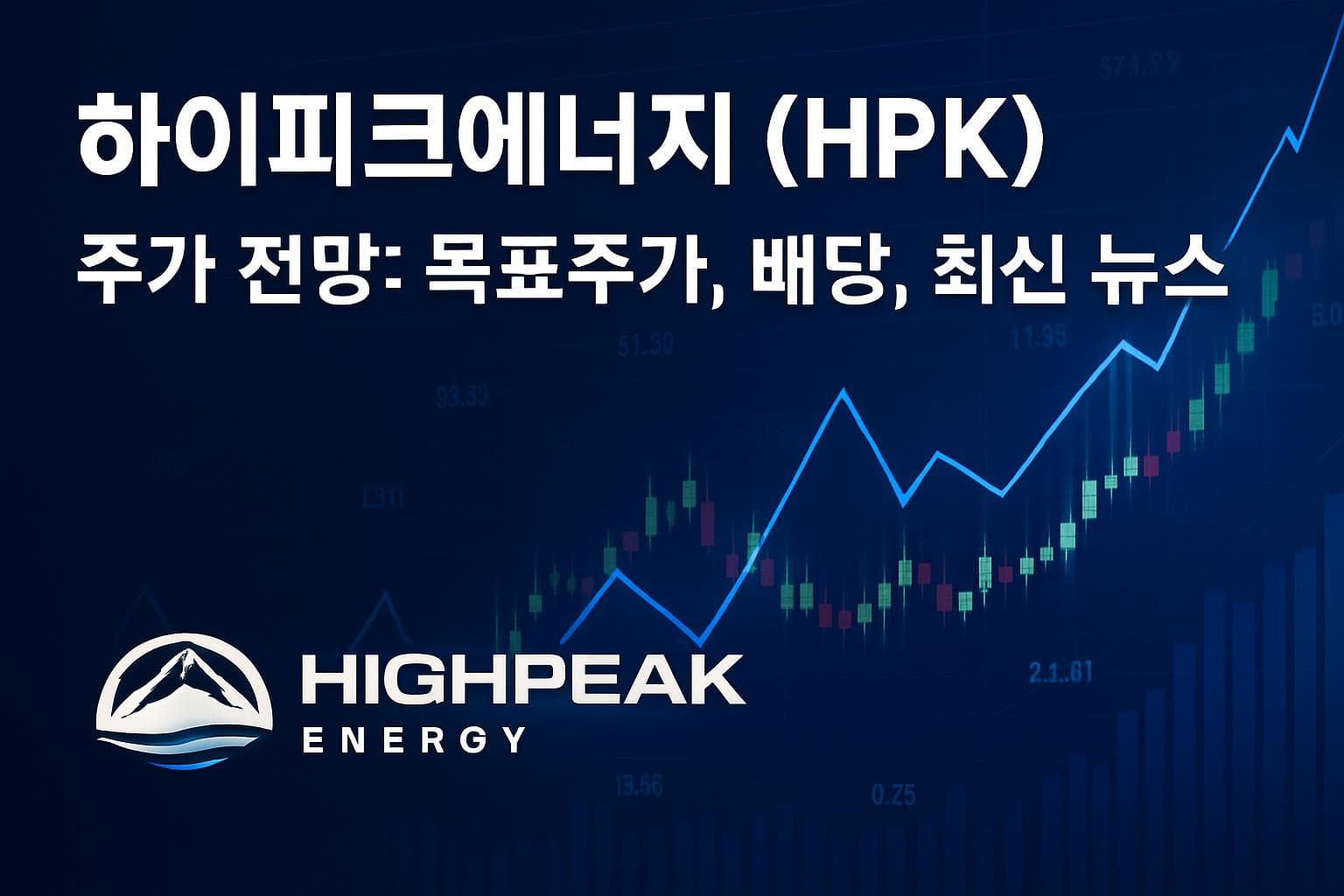 하이피크에너지 (HPK) 주가 전망: 목표주가, 배당, 최신 뉴스