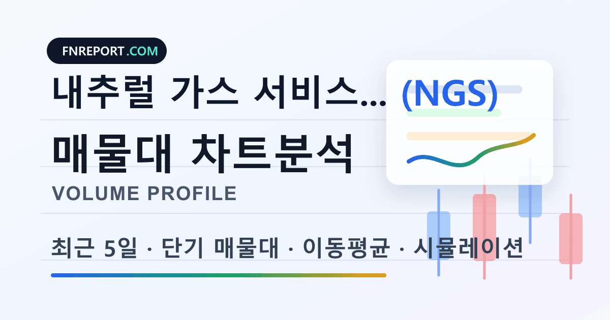 내추럴 가스 서비스 그룹 (NGS) 차트분석