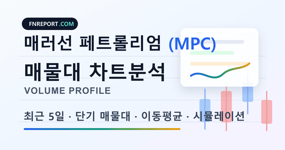매러선 페트롤리엄 (MPC) 차트분석