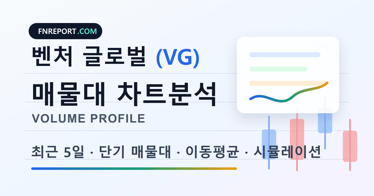 벤처 글로벌 (VG) 차트분석