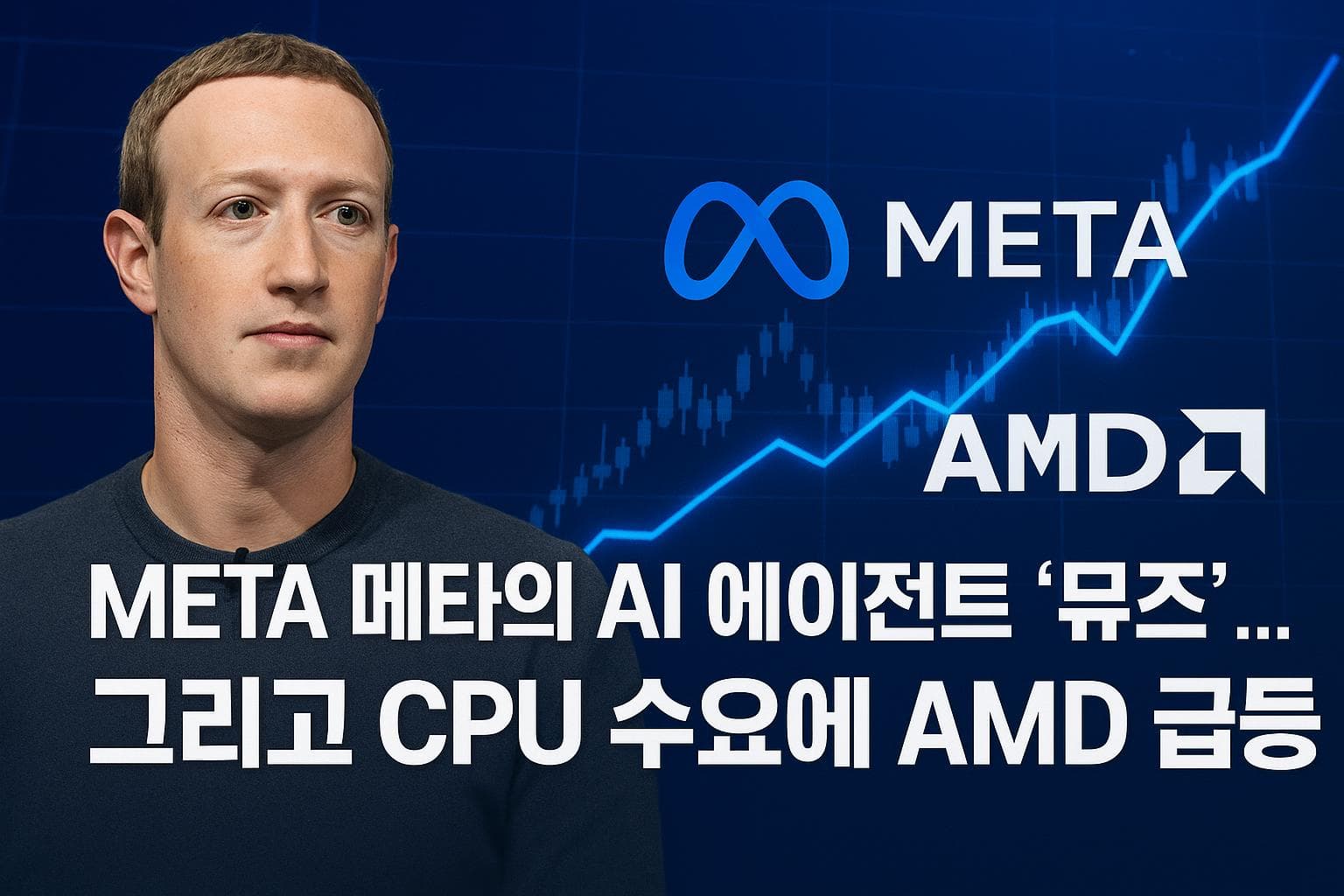 META 메타 의 AI 에이전트 ‘뮤즈’…그리고 CPU 수요에 AMD 급등