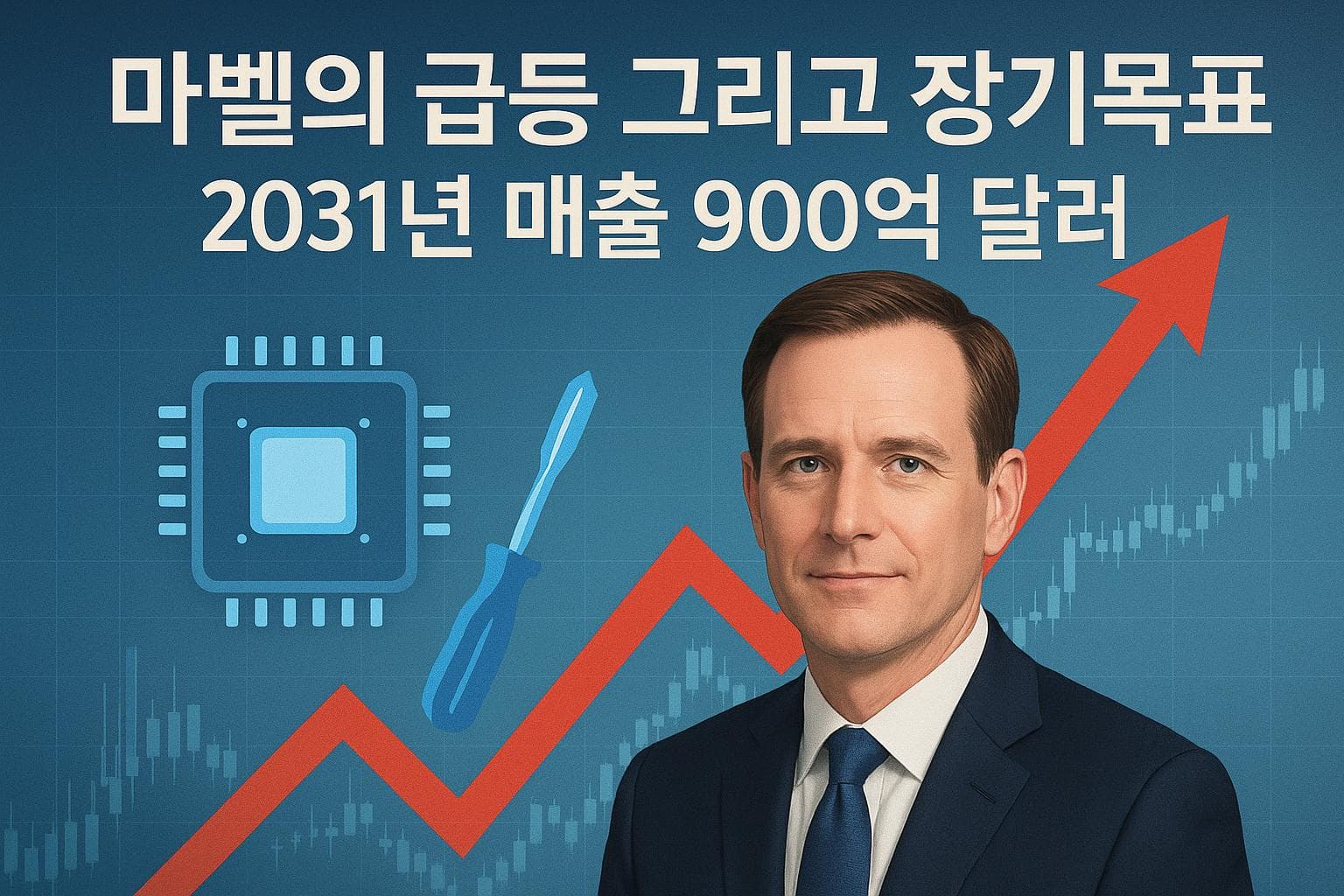 마벨의 급등 그리고 장기목표 2031년 매출 900억 달러
