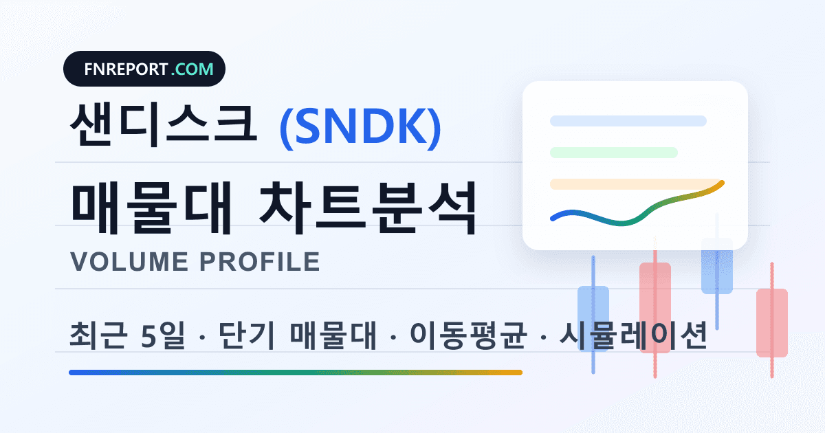 샌디스크 (SNDK) 차트분석