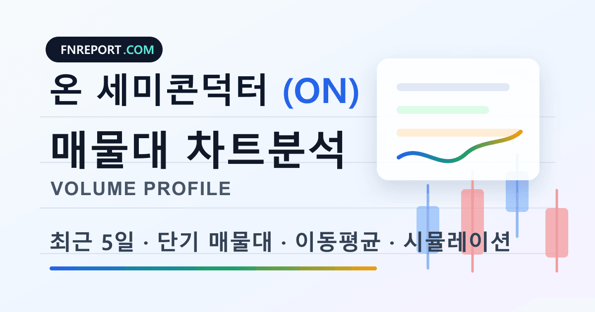온 세미콘덕터 (ON) 차트분석