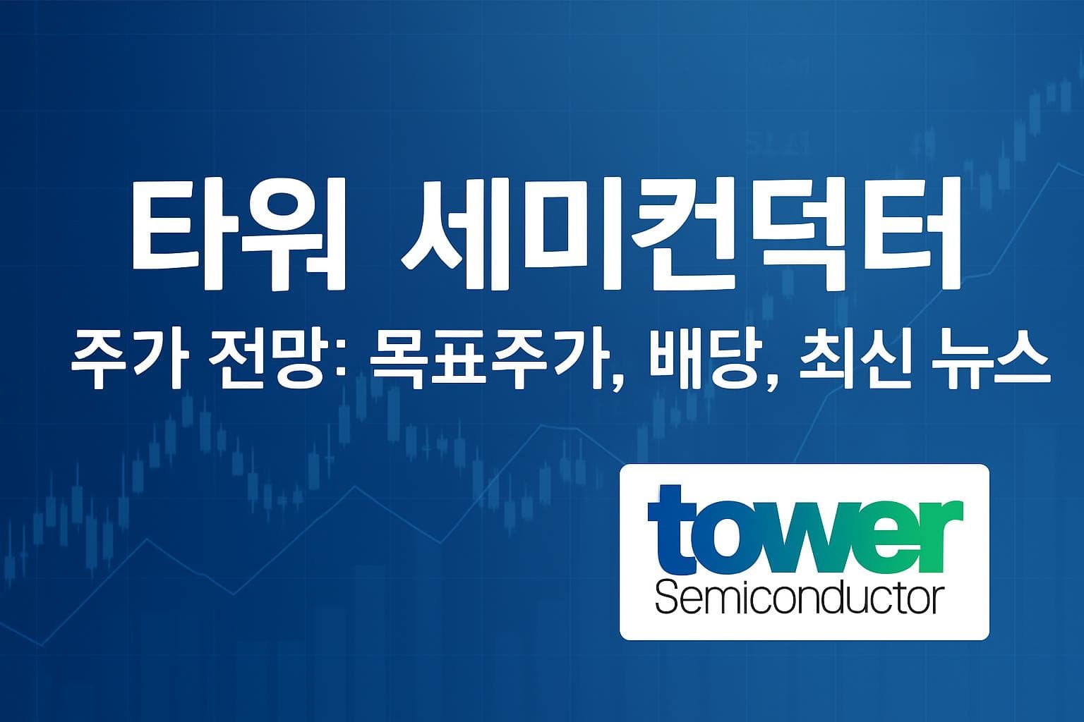 타워 세미컨덕터 (TSEM) 주가 전망: 목표주가, 배당, 최신 뉴스