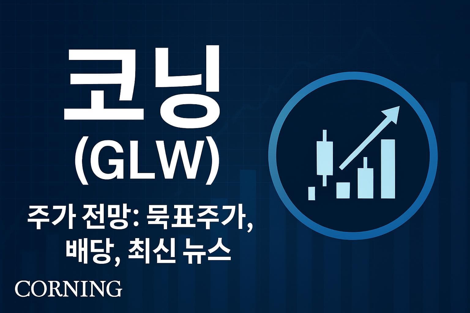 코닝 (GLW) 주가 전망: 목표주가, 배당, 최신 뉴스