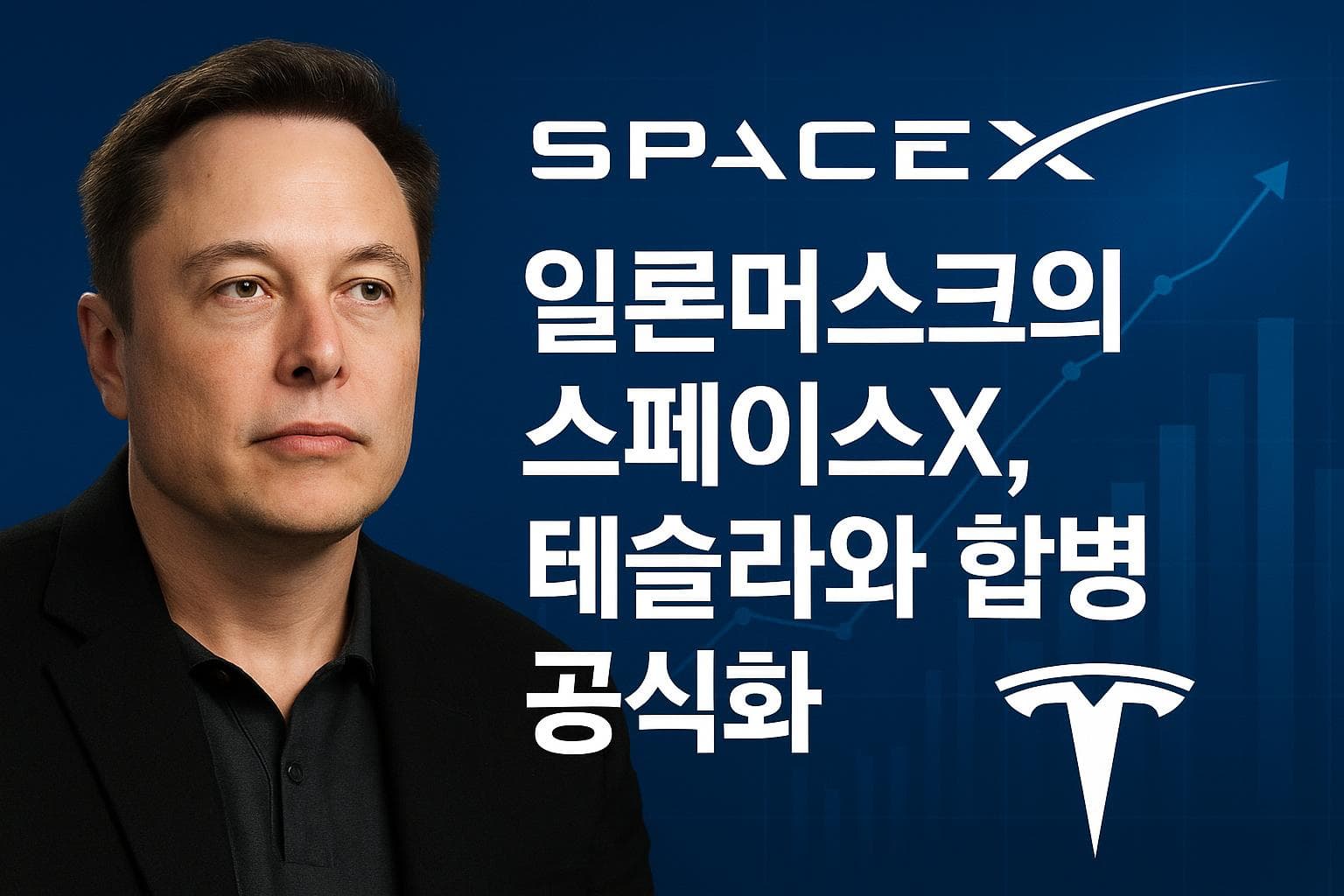 일론머스크의 스페이스X,  테슬라와 합병 공식화