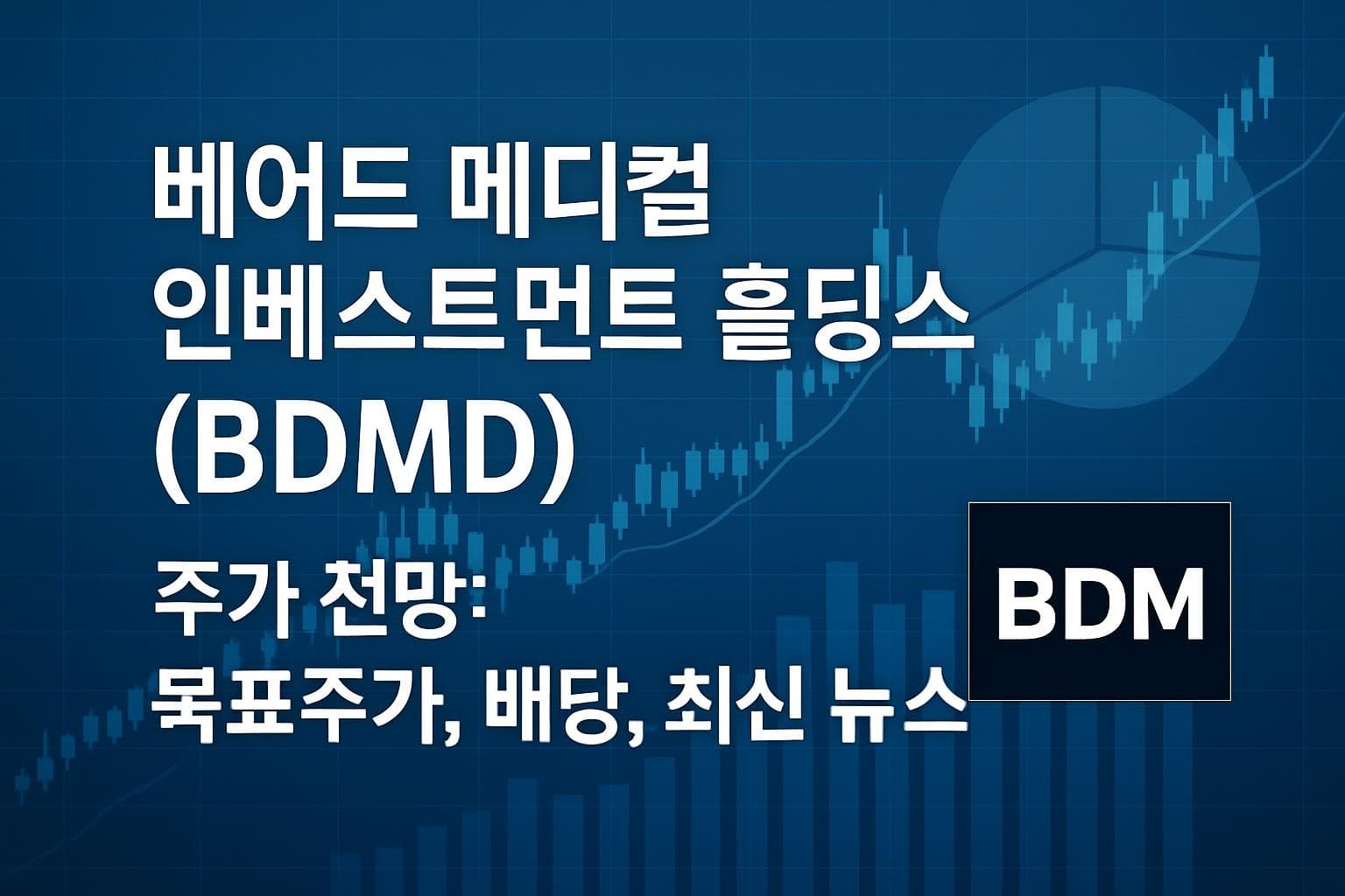 베어드 메디컬 인베스트먼트 홀딩스 (BDMD) 주가 전망: 목표주가, 배당, 최신 뉴스