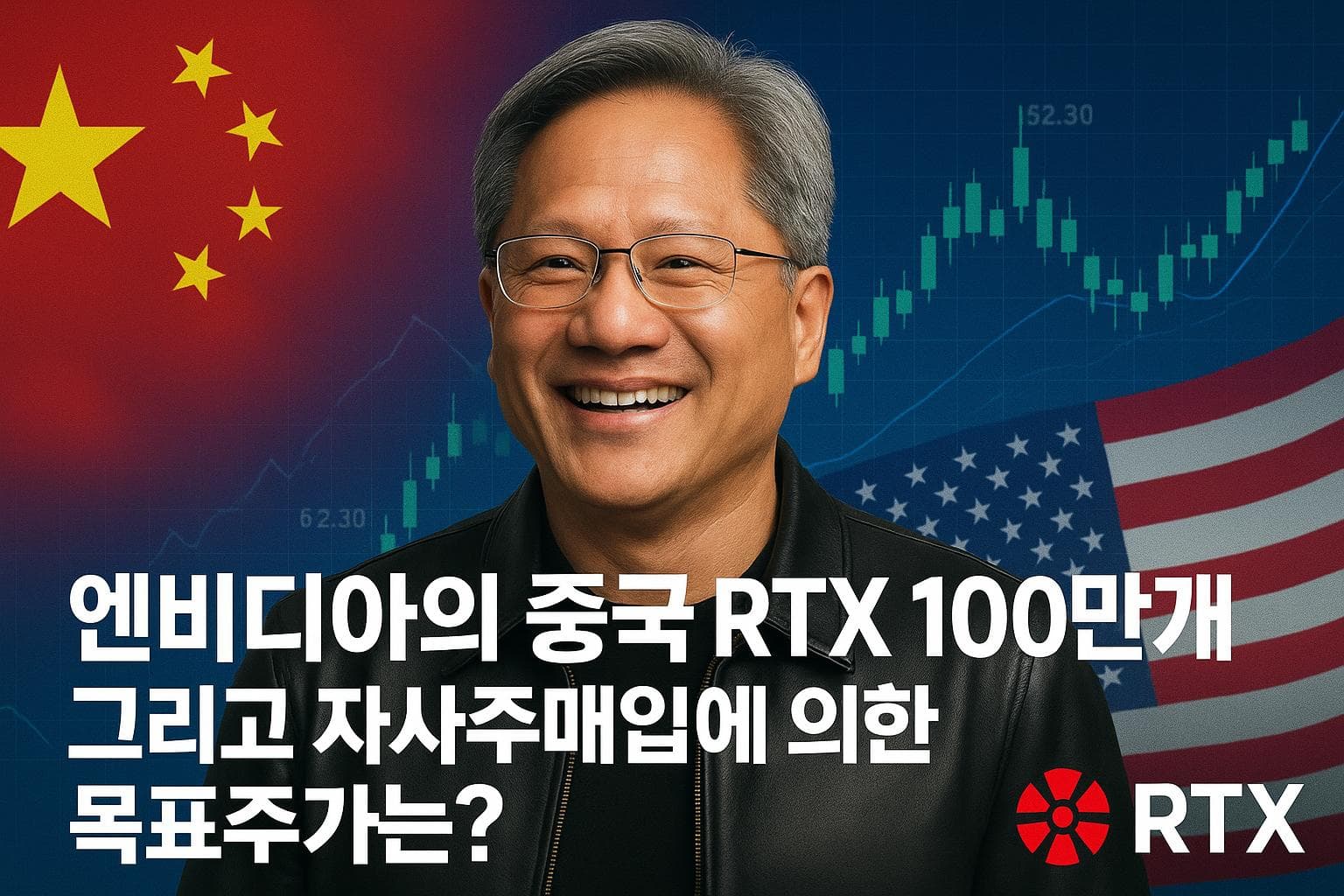 엔비디아의 중국 RTX 100만개 그리고 자사주매입에 의한 목표주가는?