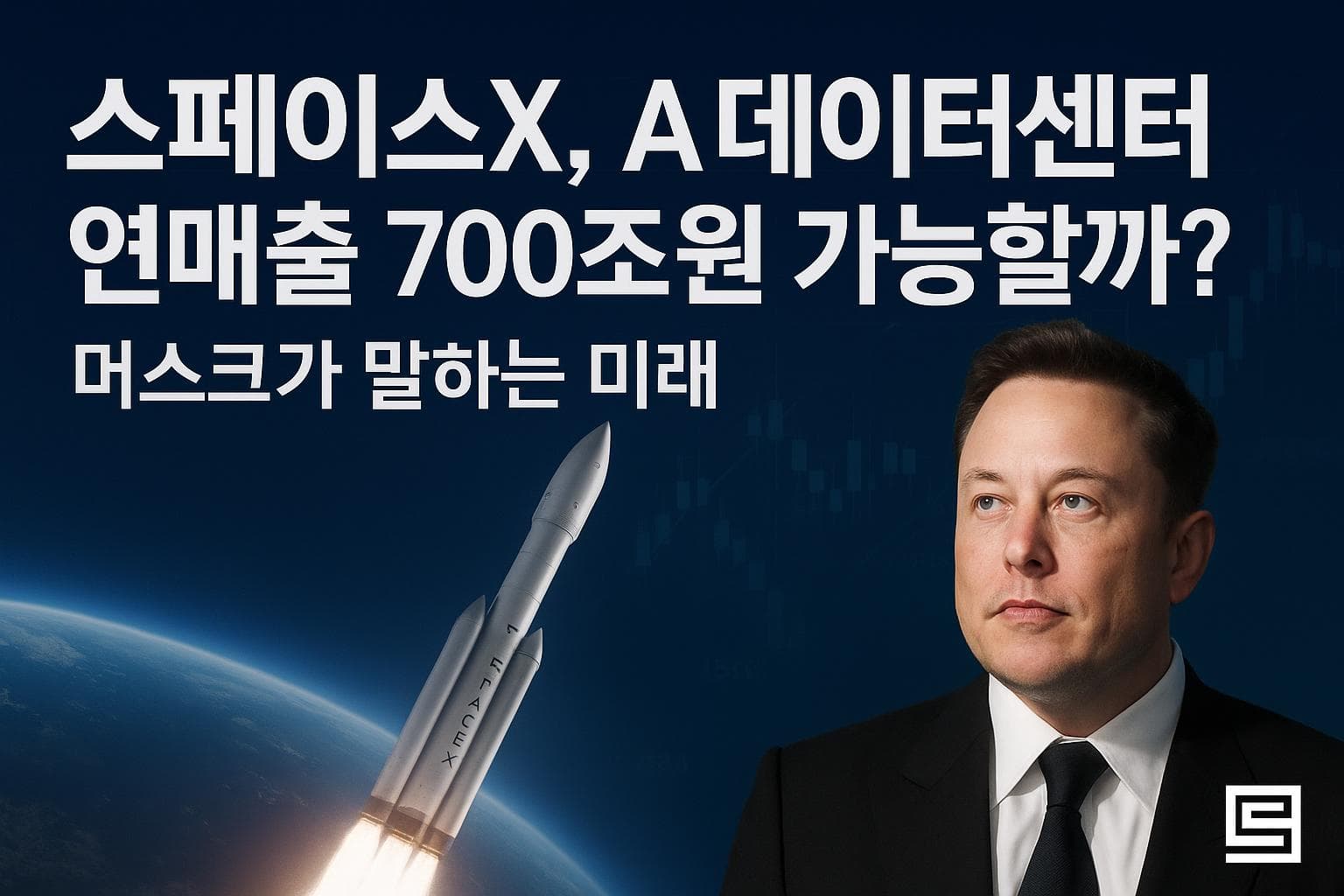 스페이스X, AI 데이터센터 연매출 700조원 가능할까? 머스크가 말하는 미래